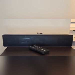 ZVOX AccuVoice AV157 TV Speaker Soundbar w/ Remote – Dialogue Enhancer – EUC